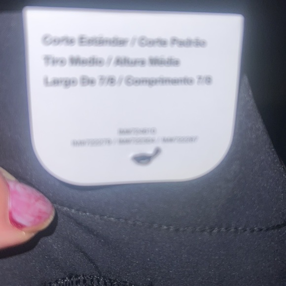 New Nike Bliss Luxe Pants lightweight layer stretches Mid Rise 7/8 Length 2X NWT - Picture 11 of 13